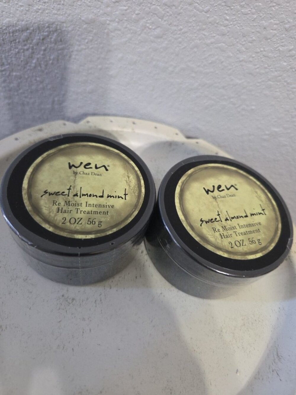 Wen by Chaz Dean Sweet Almond Mint Re Moist Intensive Hair Treatment 2 Oz Total
